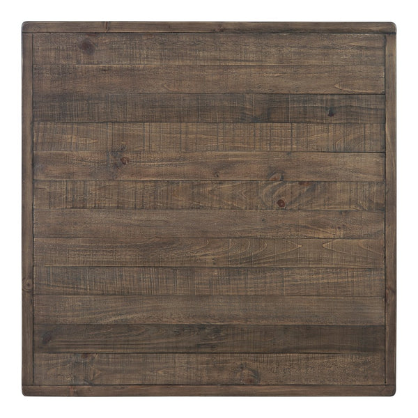 Moe's Home Monterey Square Coffee Table - Rustic Pinewood Design With Driftwood Finish For Earthy Elegance Brown Solid Pine Fr-1036-29