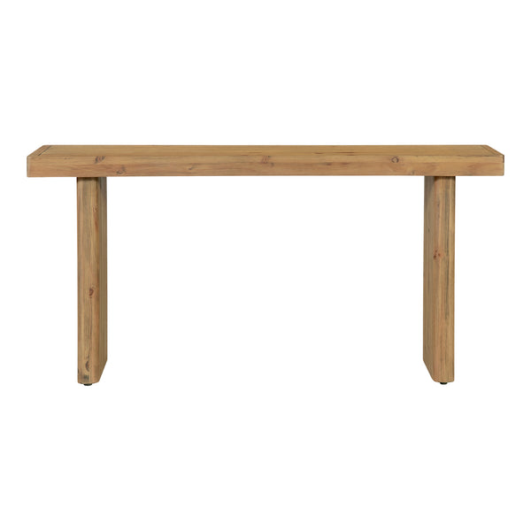 Moe's Home Monterey Console Table - Elegant Solid Pinewood Design With Natural Variations For Earthy Charm Natural Solid Pine Fr-1037-21
