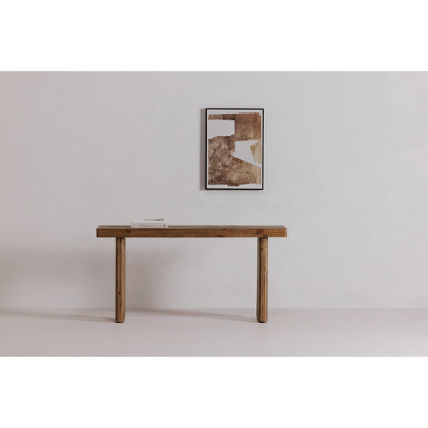 Moe's Home Monterey Console Table - Elegant Solid Pinewood Design With Natural Variations For Earthy Charm Natural Solid Pine Fr-1037-21