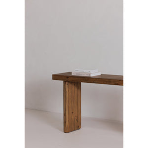 Moe's Home Monterey Console Table - Elegant Solid Pinewood Design With Natural Variations For Earthy Charm Natural Solid Pine Fr-1037-21