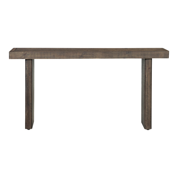 Moe's Home Monterey Console Table - Elegant Solid Pinewood Design With Natural Variations For Earthy Charm Brown Solid Pine Fr-1037-29