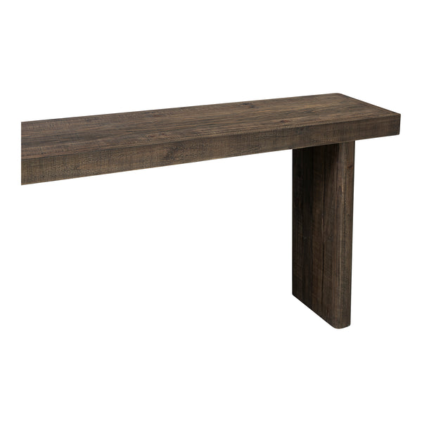 Moe's Home Monterey Console Table - Elegant Solid Pinewood Design With Natural Variations For Earthy Charm Brown Solid Pine Fr-1037-29