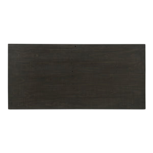 Moe's Home Sierra Bookshelf - Industrial Reclaimed Pine With Iron Frame, Adjustable Shelves & Stylish Storage Solution Black New Pine Frame With Reclaimed Pine Face Boards,Iron Frame Fr-1043-02-0