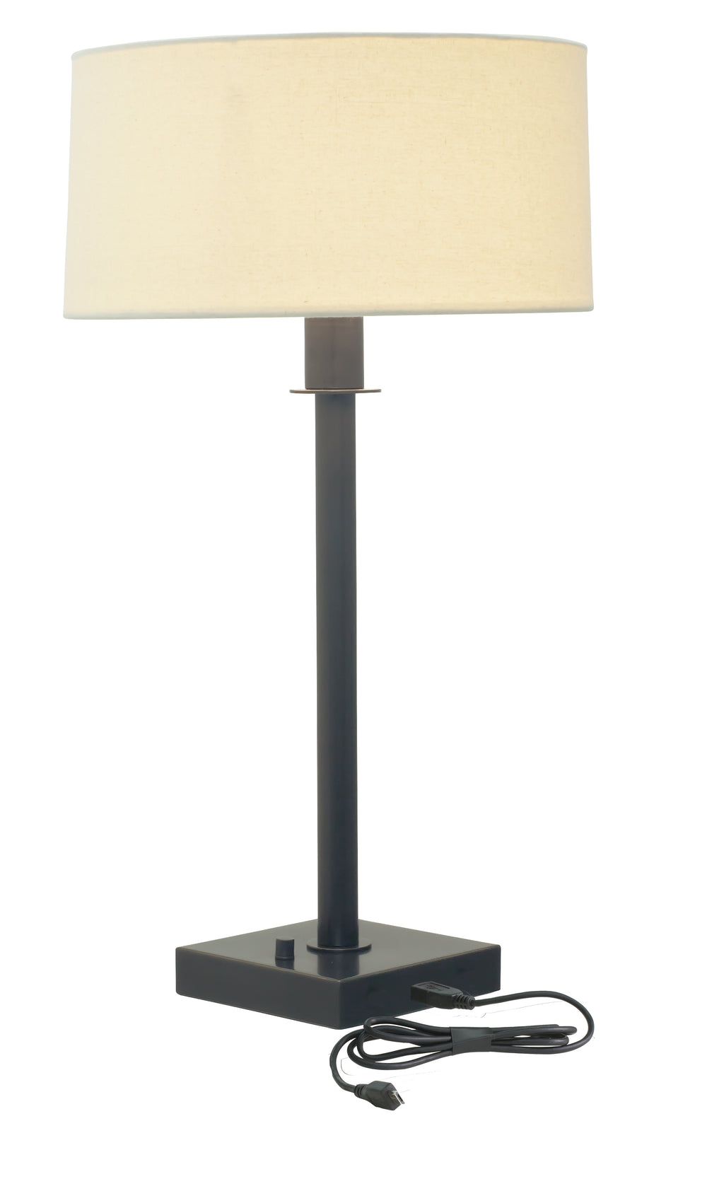 House Of Troy Franklin 27" Oil Rubbed Bronze Table Lamps With Usb Port & Dimmer For Perfect Light Control Oil Rubbed Bronze Metal Fr750-ob