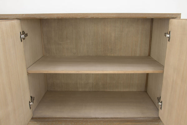 Zeugma Fr910 Natural Dark Oak Solid Wood Buffet With 4 Spacious Drawers, Durable Finish & Elegant Design Natural Dark Oak Wood Finish Solid Wood Fr910 Natural