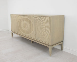 Zeugma Fr913 Tuscan Large Buffet – Solid Wood Elegance With Spacious Drawers & Durable Oak Finish, 78" Wide Soft Tuscan Oak Finish Solid Wood Fr913 Tuscan