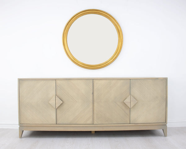 Zeugma Fr916 Tuscan 84” Buffet - Solid Wood With Spacious Drawers, Rich Oak Finish & Durable Design Soft Tuscan Oak Finish Solid Wood Fr916 Tuscan