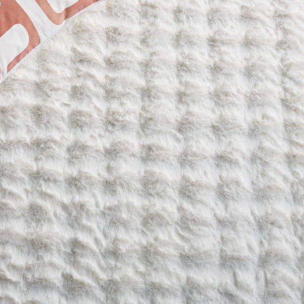 Safavieh Faux Runner Area Rug - Luxurious Plush Design, Slip-resistant & Washable For Elegant Living Spaces Ivory Polyester Frb100a-57