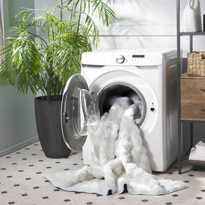 Safavieh Faux Rabbit Bubble Area Rug - Luxurious Ivory Design, Durable, Slip-resistant, Easy To Clean, Chic Decor Ivory Polyester Frb100a-3