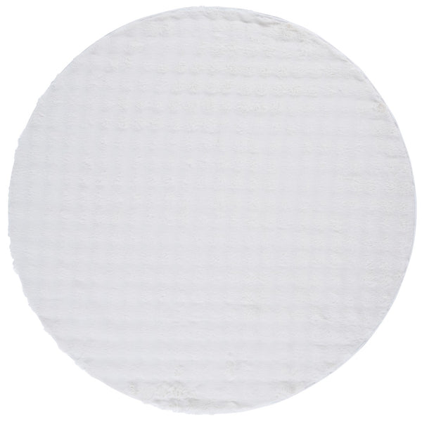 Safavieh Faux Rabbit Bubble Area Rug - Luxurious Ivory Design, Durable, Slip-resistant, Easy To Clean, Chic Decor Ivory Polyester Frb100a-3