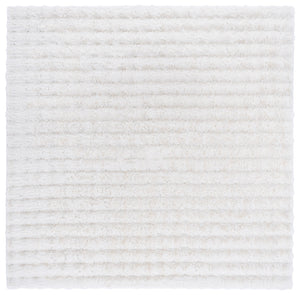 Safavieh Faux Runner Area Rug - Luxurious Plush Design, Slip-resistant & Washable For Elegant Living Spaces Ivory Polyester Frb100a-6sq