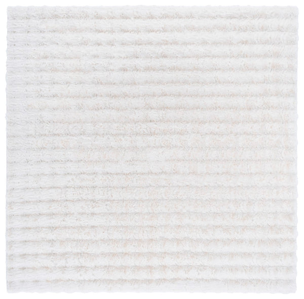 Safavieh Faux Rabbit Bubble Area Rug - Luxurious Ivory Design, Durable, Slip-resistant, Easy To Clean, Chic Decor Ivory Polyester Frb100a-3