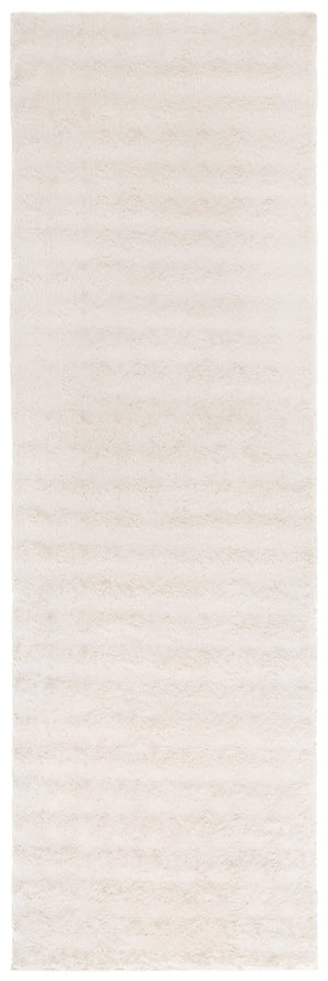 Safavieh Faux Runner Area Rug - Luxurious Plush Design, Slip-resistant & Washable For Elegant Living Spaces Beige Polyester Frb100b-28