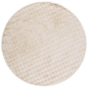 Safavieh Faux Runner Area Rug - Luxurious Plush Design, Slip-resistant & Washable For Elegant Living Spaces Beige Polyester Frb100b-6r