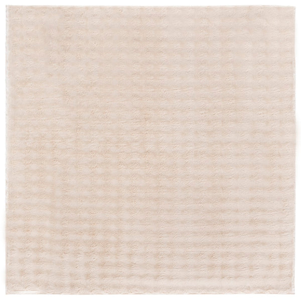 Safavieh Faux Rabbit Bubble Area Rug - Luxurious Ivory Design, Durable, Slip-resistant, Easy To Clean, Chic Decor Beige Polyester Frb100b-8