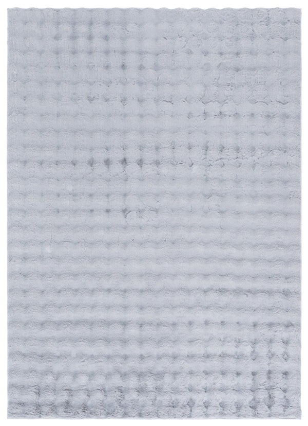 Safavieh Faux Runner Area Rug - Luxurious Plush Design, Slip-resistant & Washable For Elegant Living Spaces Grey Polyester Frb100f-57