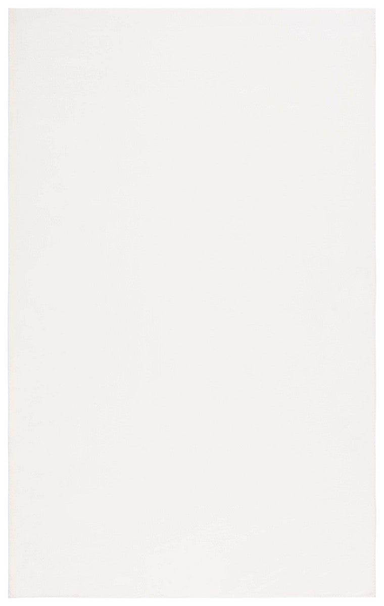 Safavieh Faux Rabbit Fur 100 Power Loomed Polyester Solid & Tonal Rug Ivory FRF100A-8