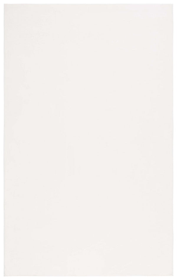 Safavieh Faux Rabbit Fur 100 Power Loomed Polyester Solid & Tonal Rug Ivory FRF100A-8