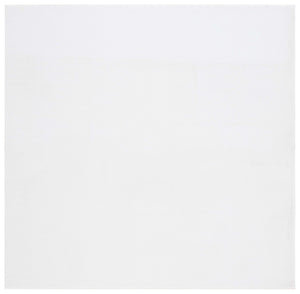 Safavieh Faux Rabbit Fur 100 Power Loomed Solid & Tonal Rug Ivory FRF100A-6SQ