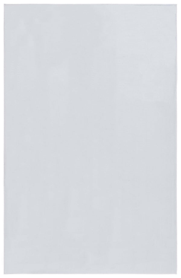 Safavieh Faux Rabbit Fur 100 Power Loomed Solid & Tonal Rug Silver FRF100G-6R