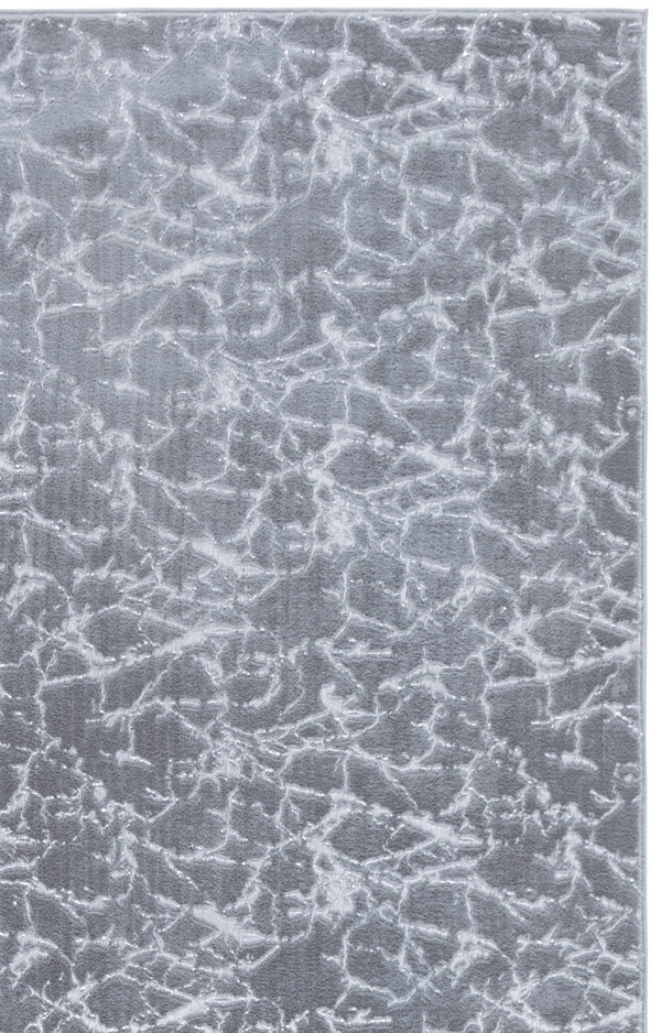 Safavieh Faux Metallic Silver Rabbit Area Rug - Plush 5/8" Pile, Modern Grey Sheen, Durable Power-Loomed Finish 8'-0" x 10'-0" FRF300F-8