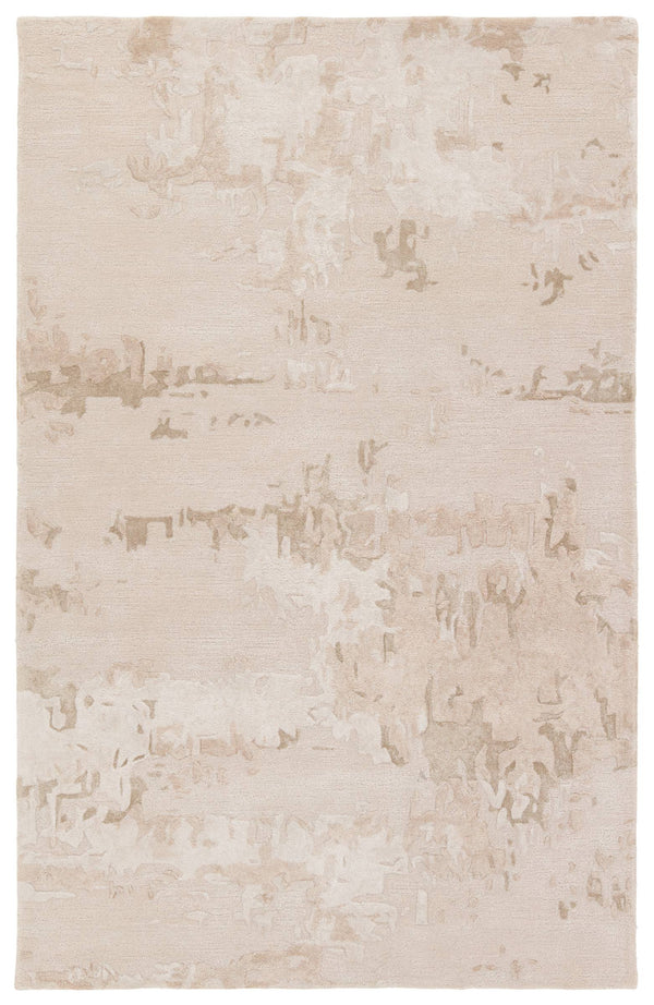 Jaipur Living Jaipur Living Astris Hand-tufted Wool Viscose Abstract Accent Rug for Modern Interiors Light Gray RSW104705