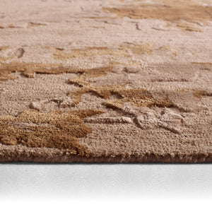 Jaipur Living Jaipur Living Astris Hand-tufted Wool Viscose Abstract Accent Rug for Modern Interiors Taupe RSW104706