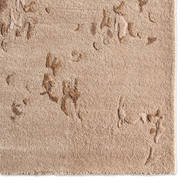 Jaipur Living Jaipur Living Astris Hand-tufted Wool Viscose Abstract Accent Rug for Modern Interiors Taupe RSW104706