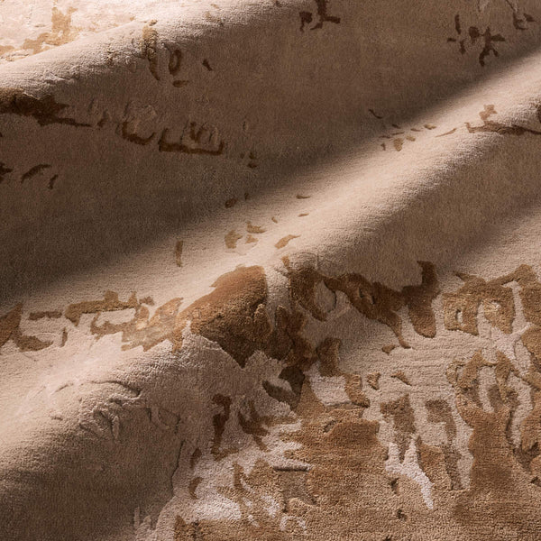 Jaipur Living Jaipur Living Astris Hand-tufted Wool Viscose Abstract Accent Rug for Modern Interiors Taupe RSW104706