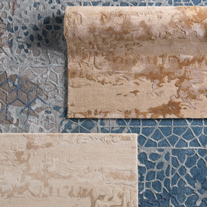 Jaipur Living Fragment Sahaj FRG11 Handmade Hand Tufted Indoor Rug Blue 9' x 12'