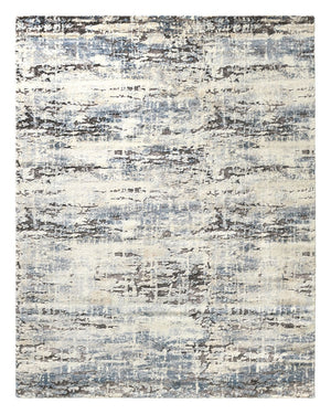 Jaipur Living Ferris Benton Frr01 Powerloomed Machinemade 70% Polypropylene 30% Polyester Shag Abstract Indoor Rug Blue, Cream 70% Polypropylene 30% Polyester Rug159364