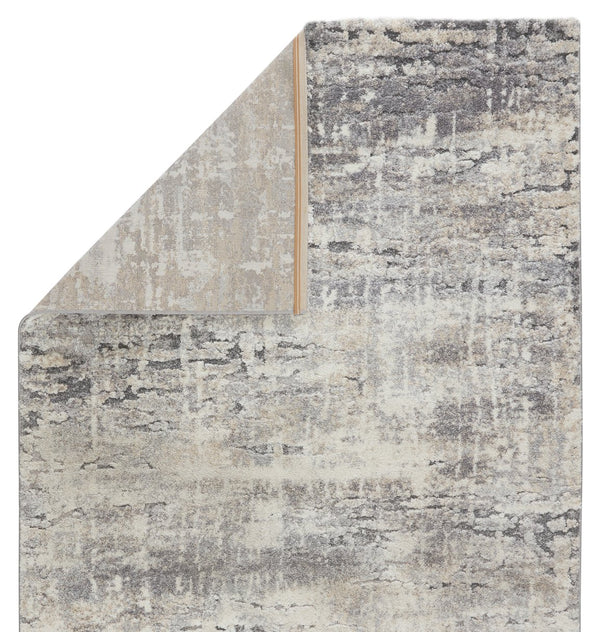 Jaipur Living Ferris Benton Frr02 Powerloomed Machinemade 70% Polypropylene 30% Polyester Shag Abstract Indoor Rug Gray, Ivory 70% Polypropylene 30% Polyester Rug161294
