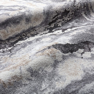 Jaipur Living Vibe by Jaipur Living Ferris Abstract Carved High-low Pile Rug for Modern Interiors RUG148778