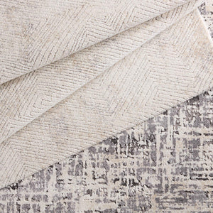 Jaipur Living Jaipur Living Gowon High-low Carved Pile Abstract Rug in Polypropylene Polyester Blend RSW104702
