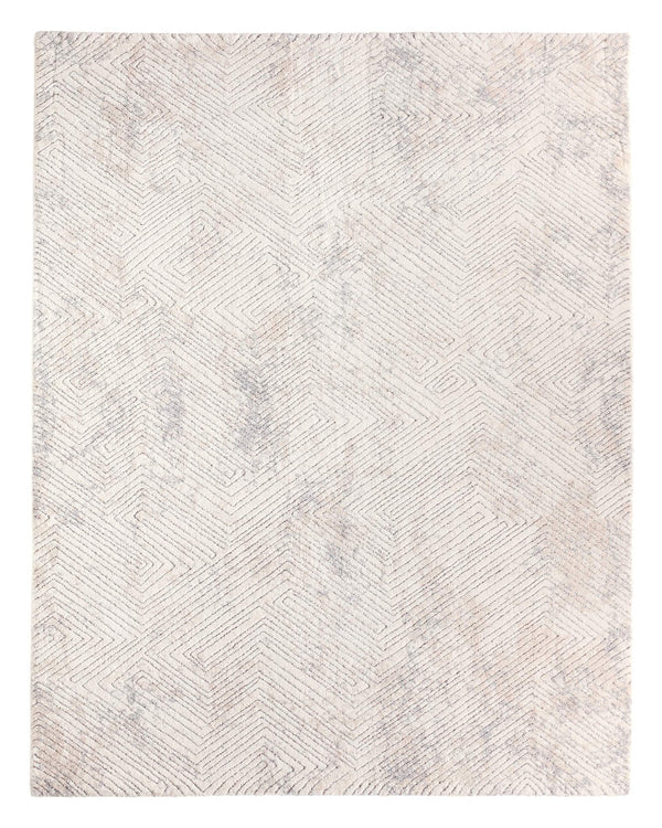 Jaipur Living Jaipur Living Natrix Power Loomed Geometric Rug with Carved High Low Pile Texture RSW104703