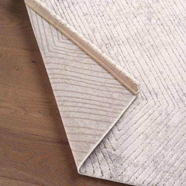 Jaipur Living Jaipur Living Natrix Power Loomed Geometric Rug with Carved High Low Pile Texture RSW104703