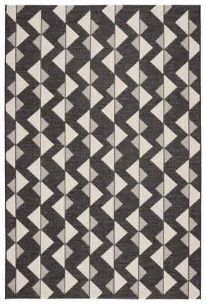 Jaipur Living Jaipur Living Zemira Flatweave Geometric Rug Indoor Outdoor Polypropylene Entryway Accent 4'X5'7" RUG145514