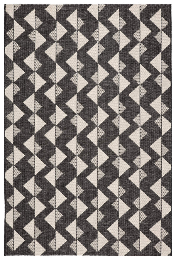 Jaipur Living Jaipur Living Zemira Flatweave Geometric Rug Indoor Outdoor Polypropylene Entryway Accent 4'X5'7" RUG145514