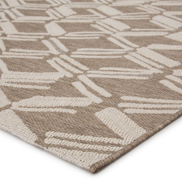 Jaipur Living Jaipur Living Caelum Flatweave Trellis Polypropylene Rug for Indoor Outdoor Spaces Beige 4'X5'7" RUG145519