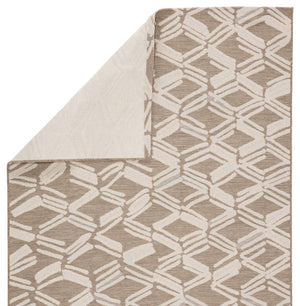 Jaipur Living Jaipur Living Caelum Flatweave Trellis Polypropylene Rug for Indoor Outdoor Spaces Beige 4'X5'7" RUG145519