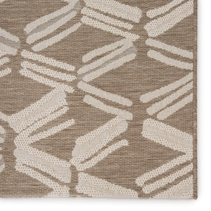 Jaipur Living Jaipur Living Caelum Flatweave Trellis Polypropylene Rug for Indoor Outdoor Spaces Beige 4'X5'7" RUG145519