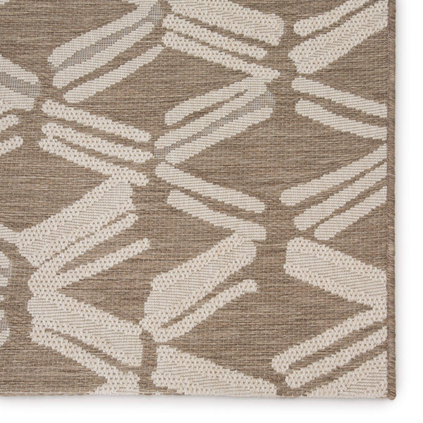 Jaipur Living Jaipur Living Caelum Flatweave Trellis Polypropylene Rug for Indoor Outdoor Spaces Beige 4'X5'7" RUG145519