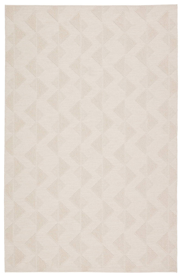 Jaipur Living Jaipur Living Zemira Flatweave Geometric Polypropylene Rug for Indoor Outdoor Spaces 4' X 5'7" RUG145529