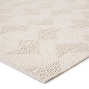 Jaipur Living Jaipur Living Zemira Flatweave Geometric Polypropylene Rug for Indoor Outdoor Spaces 4' X 5'7" RUG145529