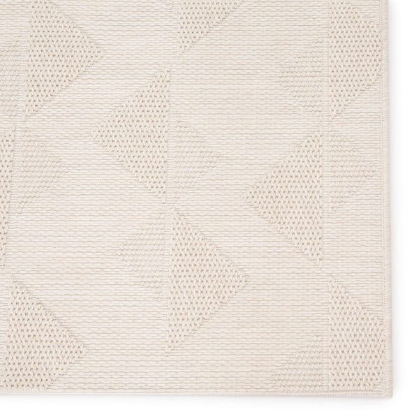 Jaipur Living Jaipur Living Zemira Flatweave Geometric Polypropylene Rug for Indoor Outdoor Spaces 4' X 5'7" RUG145529