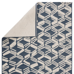 Jaipur Living Jaipur Living Caelum Flatweave Trellis Polypropylene Rug for Indoor Outdoor Spaces Navy 7'10"X10'10" RUG146082