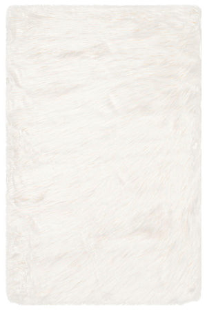 Safavieh Faux Ivory Shag Runner 2X8 Ft – Plush 2.375" Pile, Japanese Acrylic, Flokati-Inspired Luxury Rug For Hallways FSS235A-280