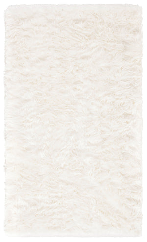 Safavieh Faux Ivory Shag Runner 2X8 Ft – Plush 2.375" Pile, Japanese Acrylic, Flokati-Inspired Luxury Rug For Hallways FSS235A-280