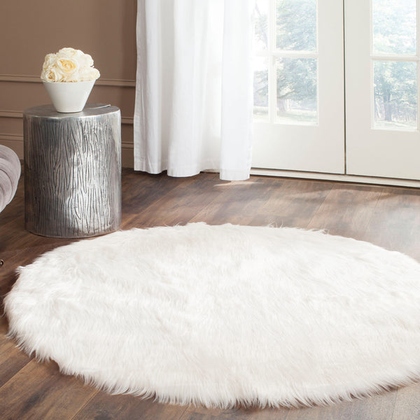 Safavieh Faux Ivory Shag Runner 2X8 Ft – Plush 2.375" Pile, Japanese Acrylic, Flokati-Inspired Luxury Rug For Hallways FSS235A-280