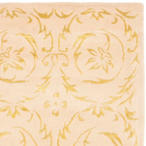 Safavieh French Hand Tufted Silk & Wool Runner Rug - Elegant Floral Design, 2'6"X8' For Stylish Spaces Assorted Silk And Wool Ft226a-28